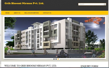 Grih Bhoomi Nirman Pvt. Ltd. - Website